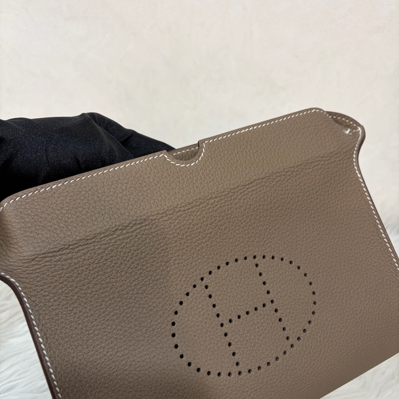 Hermes Videpoches B刻大象灰 愛馬仕男包 斜背包 側背包-34
