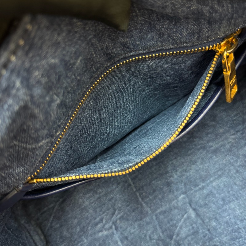 Prada Canapa 藍色丹寧帆布TOTE XC517-10