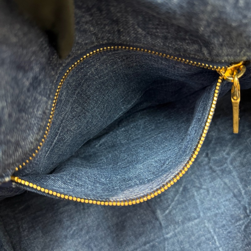Prada Canapa 藍色丹寧帆布TOTE XC517-11