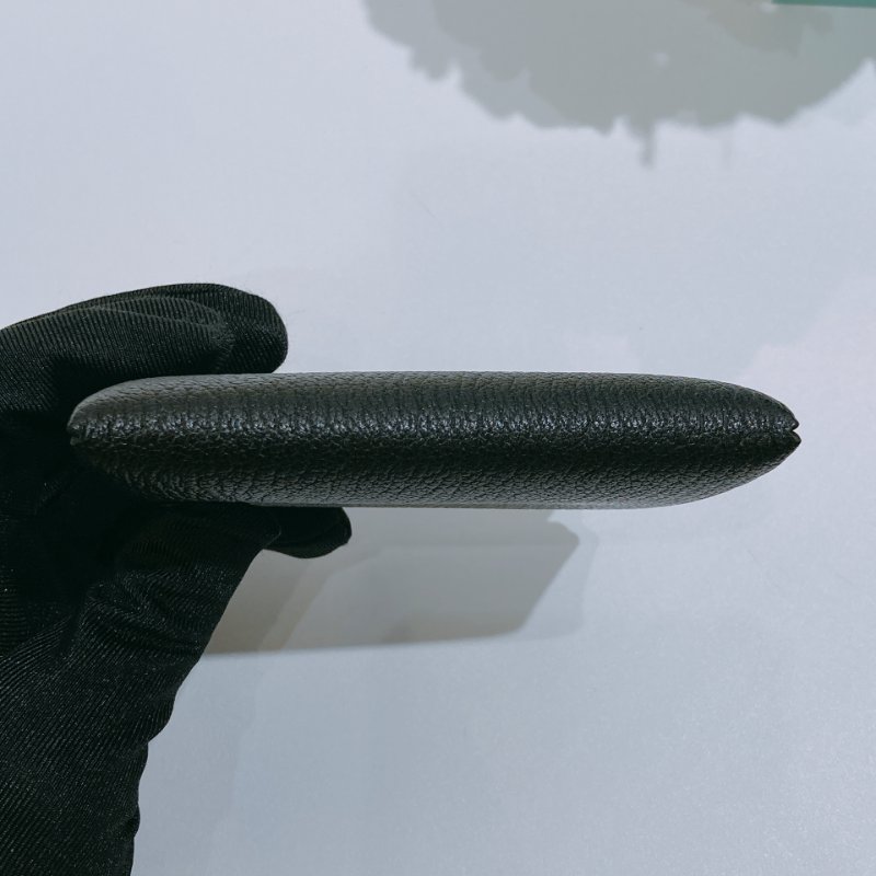 TW4858	Hermes 愛馬仕羊皮卡包 Calvi Card Holder Chevre Mysore Black-4