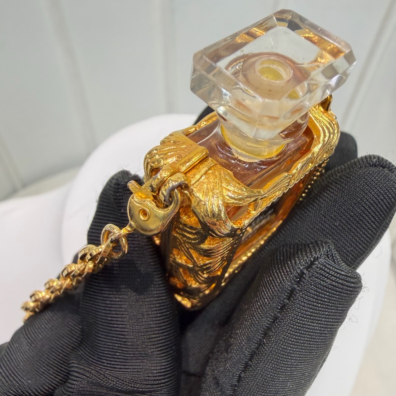 CHANEL COCO EAU DE PARFUM 黃金香水項鏈 XC516-26