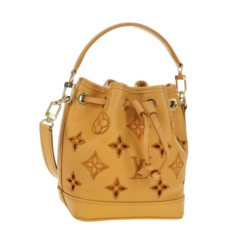 路易威登 LV Broderie Anglaise Nanonoe 包黃色 M82469 LV 正品 177290SM