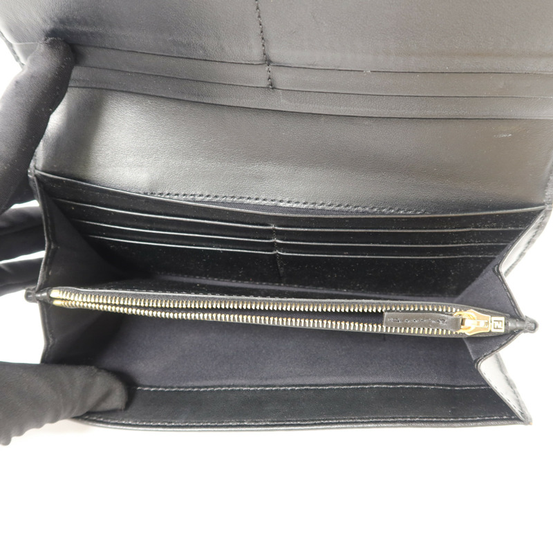 FENDI 牛皮皮革Long Wallet長錢包-5