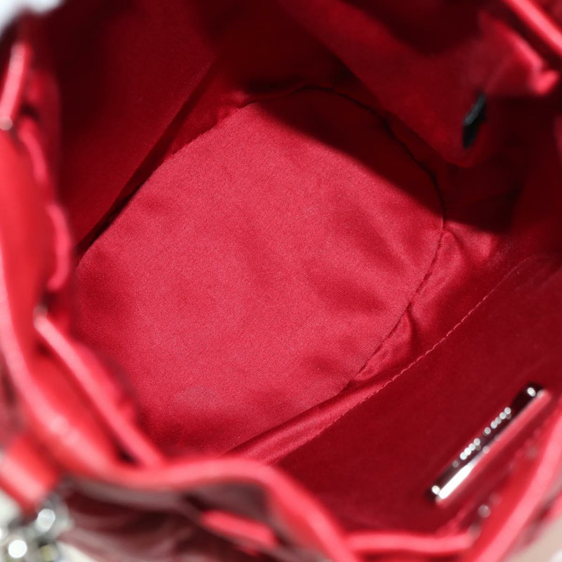 【日本直送】Miu Miu 紅色銀色皮革肩背包 正品 176740V-10