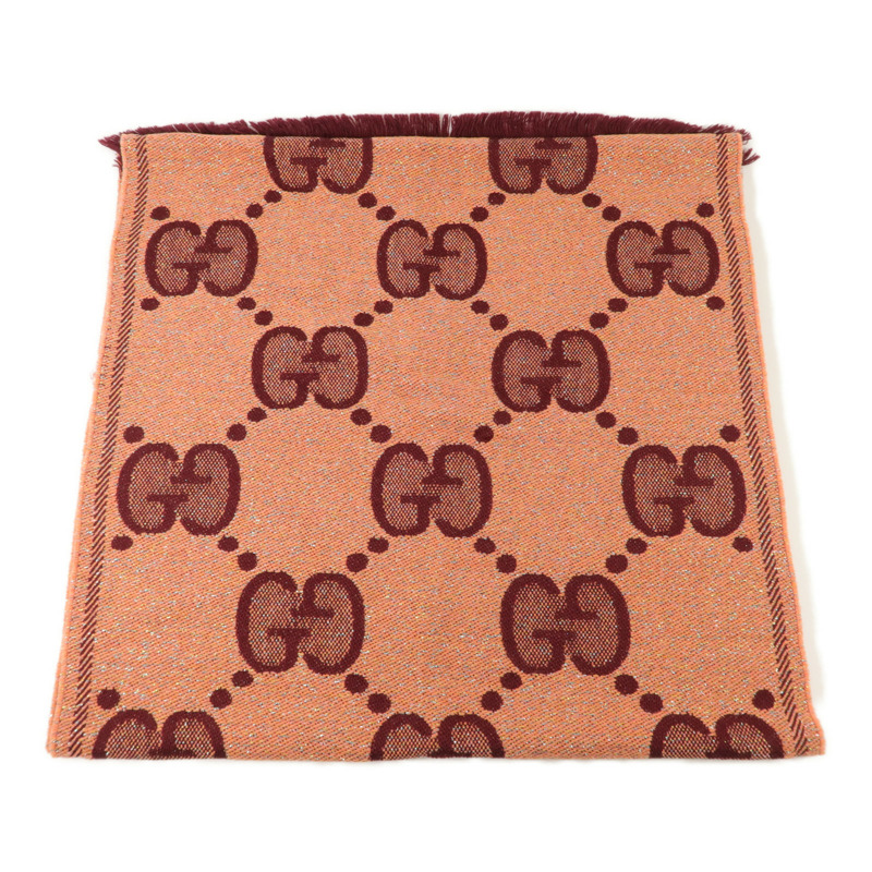 GUCCI 羊毛/金属化繊維Scarf頸巾-2