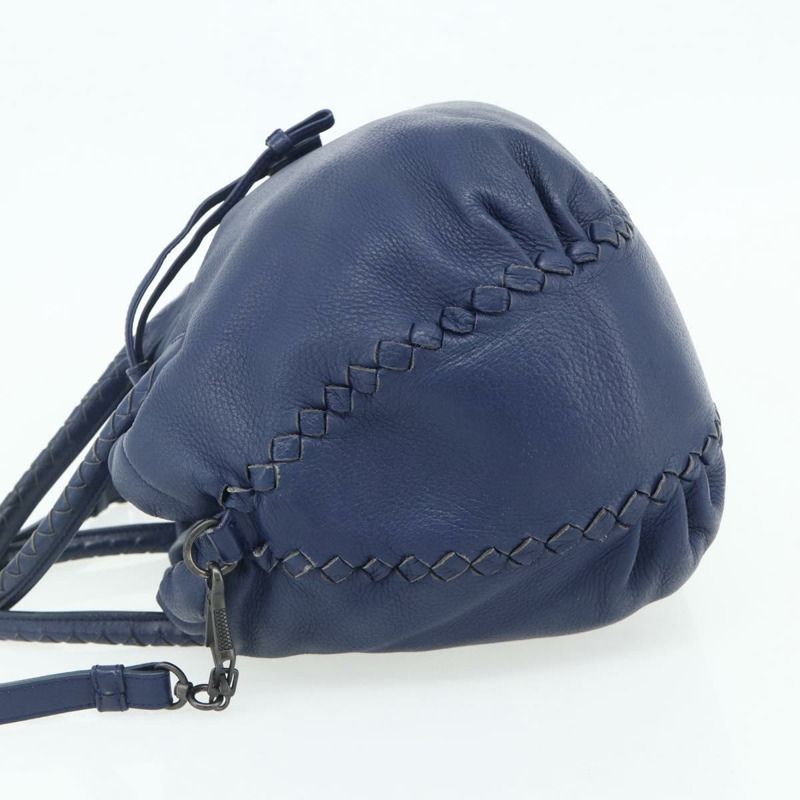 【日本直送】BOTTEGA VENETA 手提包 皮革 2way 藍色 Auth mr2462A-2