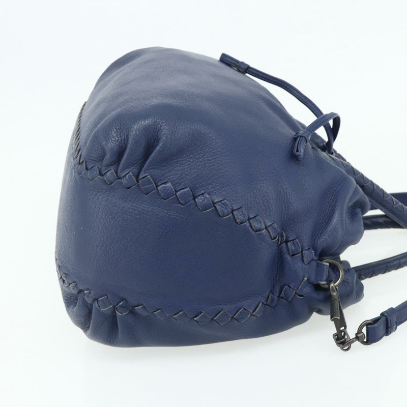 【日本直送】BOTTEGA VENETA 手提包 皮革 2way 藍色 Auth mr2462A-3