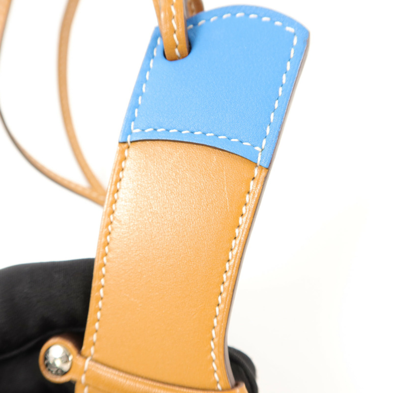 HERMES Swift皮革Paddock Boot Charm掛飾Gold/Mykonos-8