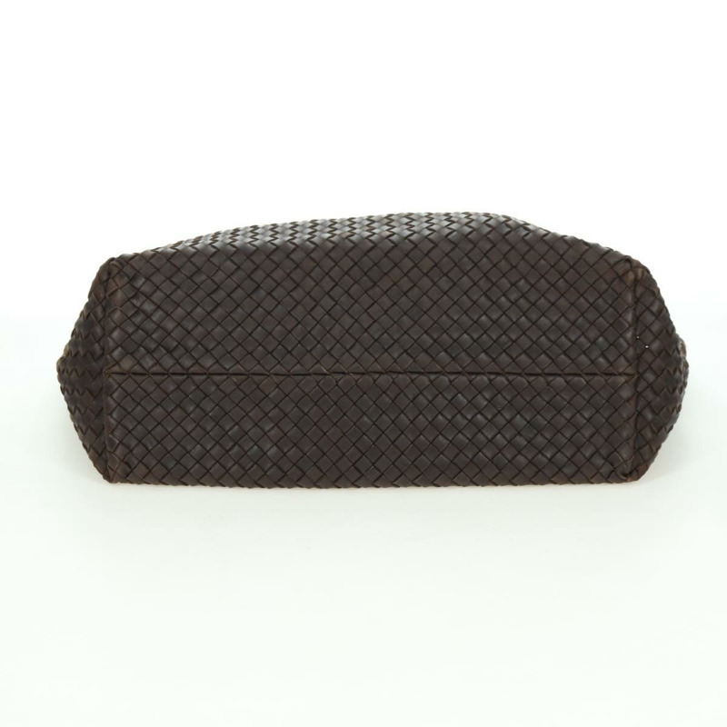 【日本直送】BOTTEGA VENETA INTRECCIATO Cabas 中型手袋皮革棕色 115664 正品 am11571V-4