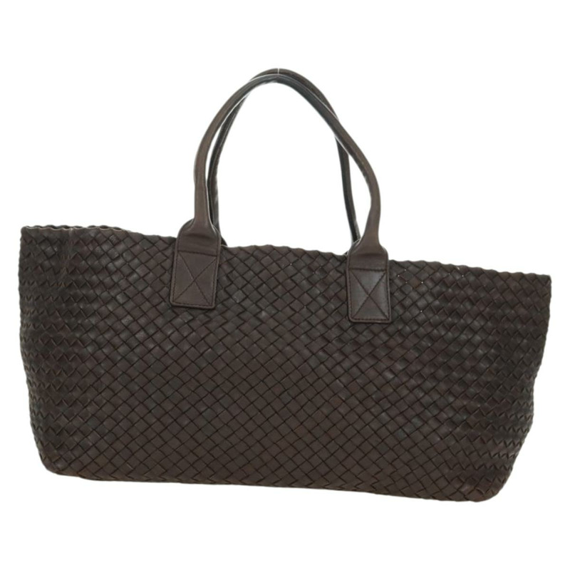 【日本直送】BOTTEGA VENETA INTRECCIATO Cabas 中型手袋皮革棕色 115664 正品 am11571V-12