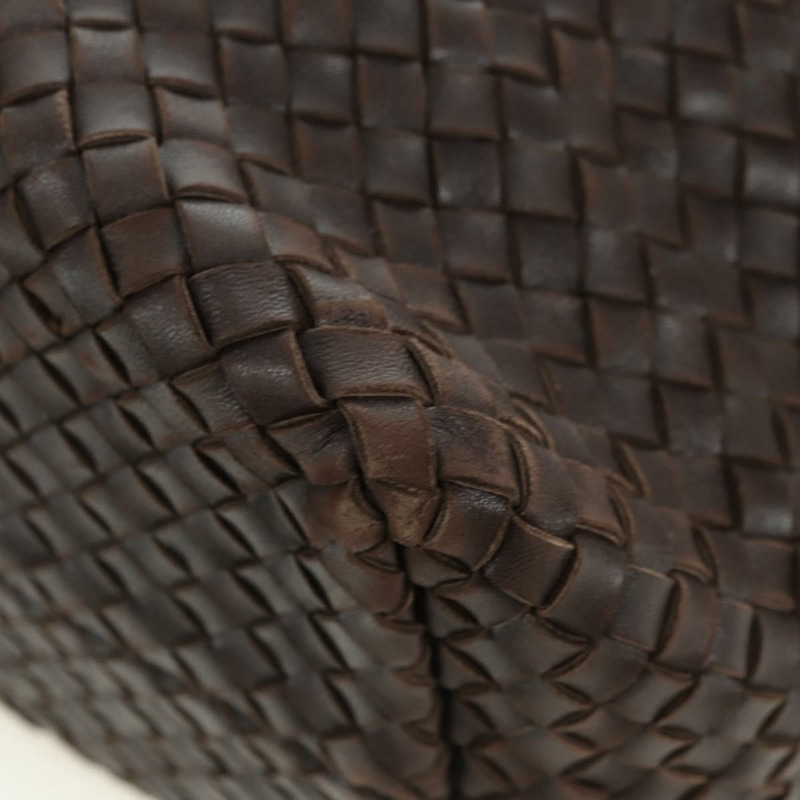 【日本直送】BOTTEGA VENETA INTRECCIATO Cabas 中型手袋皮革棕色 115664 正品 am11571V-13