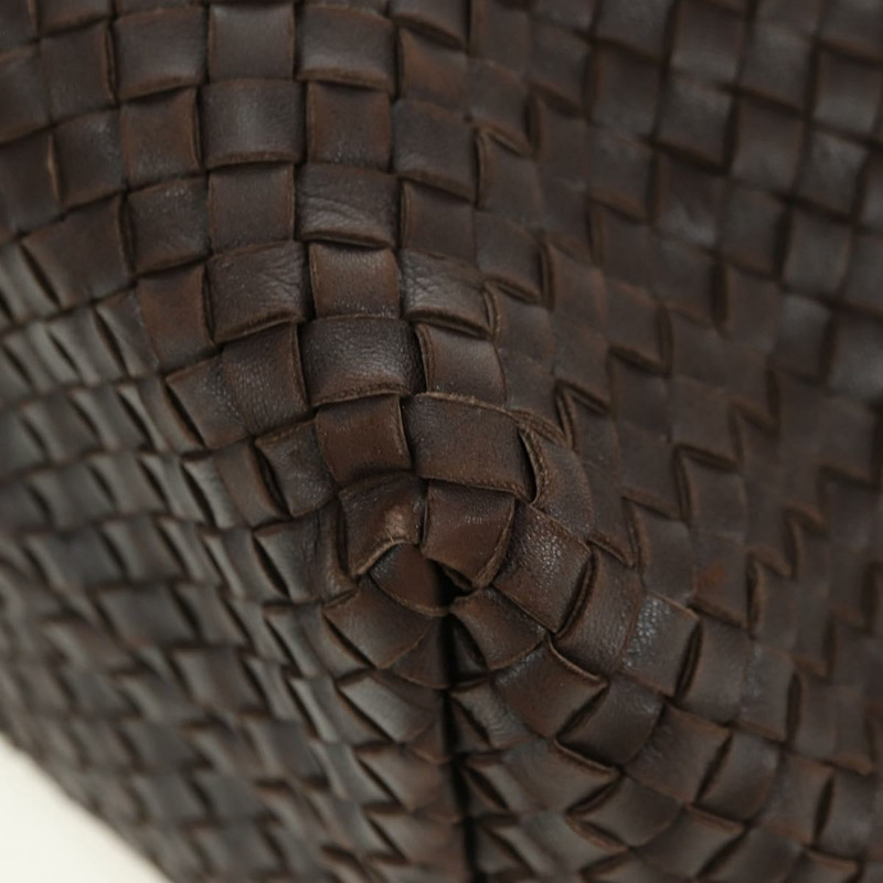 【日本直送】BOTTEGA VENETA INTRECCIATO Cabas 中型手袋皮革棕色 115664 正品 am11571V-15