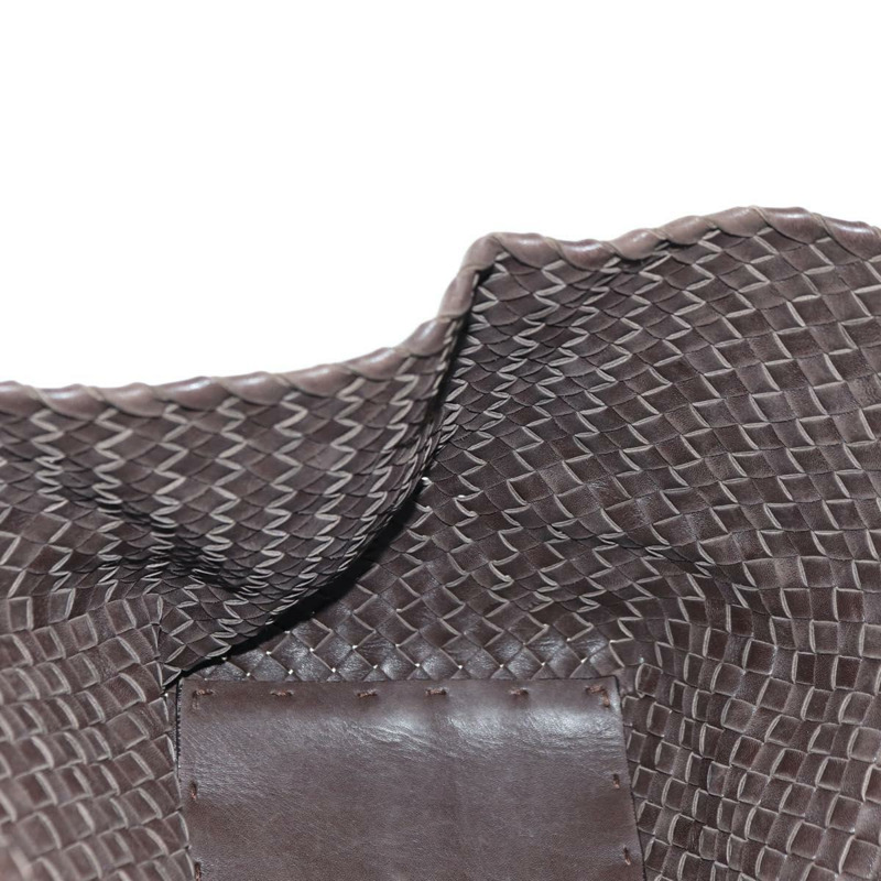 【日本直送】BOTTEGA VENETA INTRECCIATO Cabas 中型手袋皮革棕色 115664 正品 am11571V-16