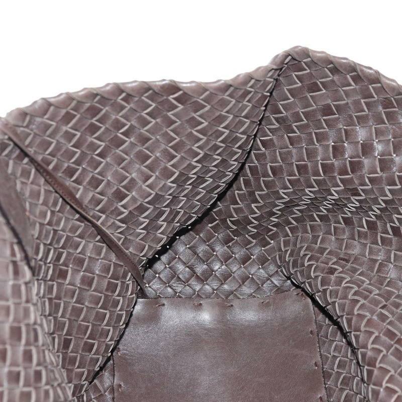 【日本直送】BOTTEGA VENETA INTRECCIATO Cabas 中型手袋皮革棕色 115664 正品 am11571V-17