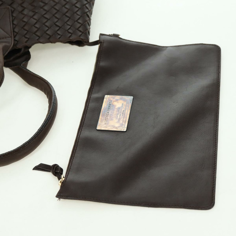 【日本直送】BOTTEGA VENETA INTRECCIATO Cabas 中型手袋皮革棕色 115664 正品 am11571V-18