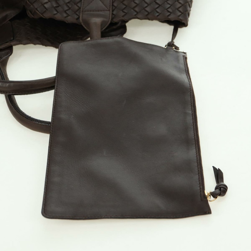 【日本直送】BOTTEGA VENETA INTRECCIATO Cabas 中型手袋皮革棕色 115664 正品 am11571V-20