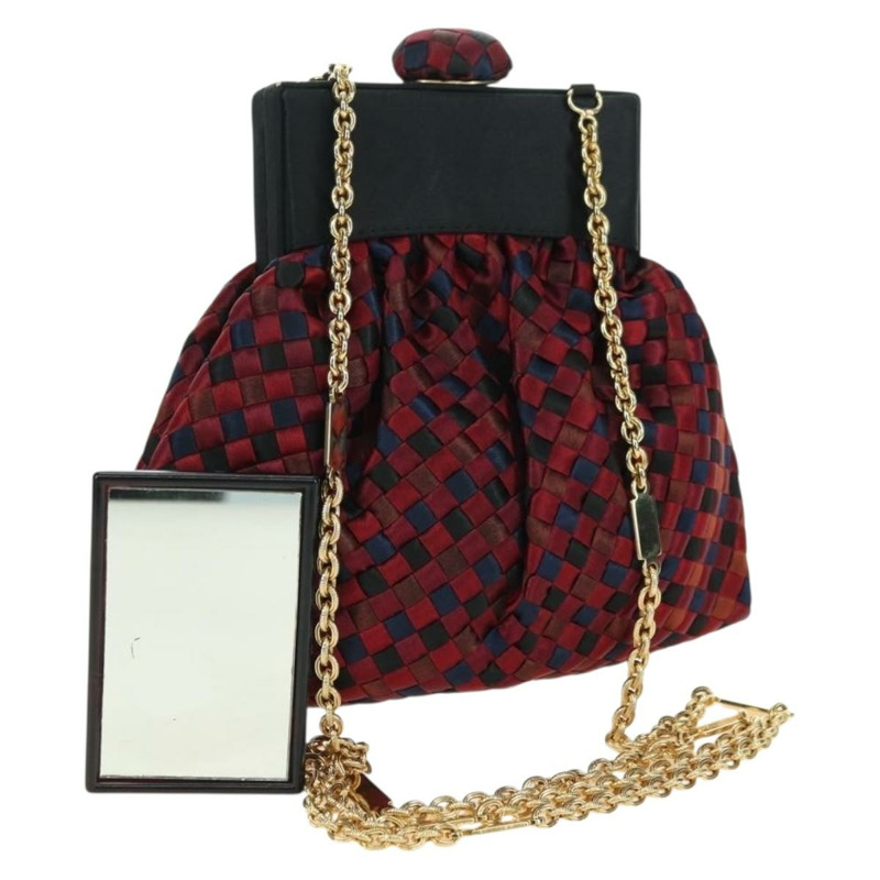 【日本直送】BOTTEGA VENETA INTRECCIATO 鏈條單肩包尼龍多色金色正品 mr2466V-0