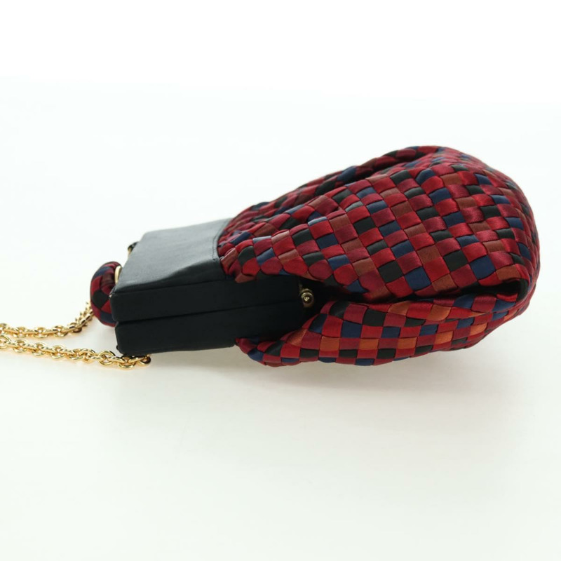 【日本直送】BOTTEGA VENETA INTRECCIATO 鏈條單肩包尼龍多色金色正品 mr2466V-2