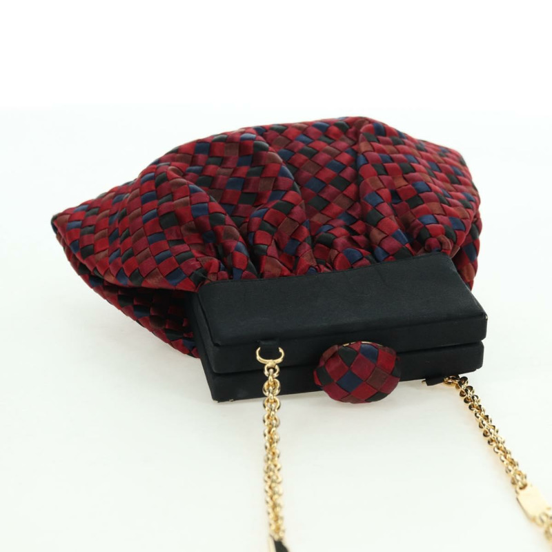 【日本直送】BOTTEGA VENETA INTRECCIATO 鏈條單肩包尼龍多色金色正品 mr2466V-5