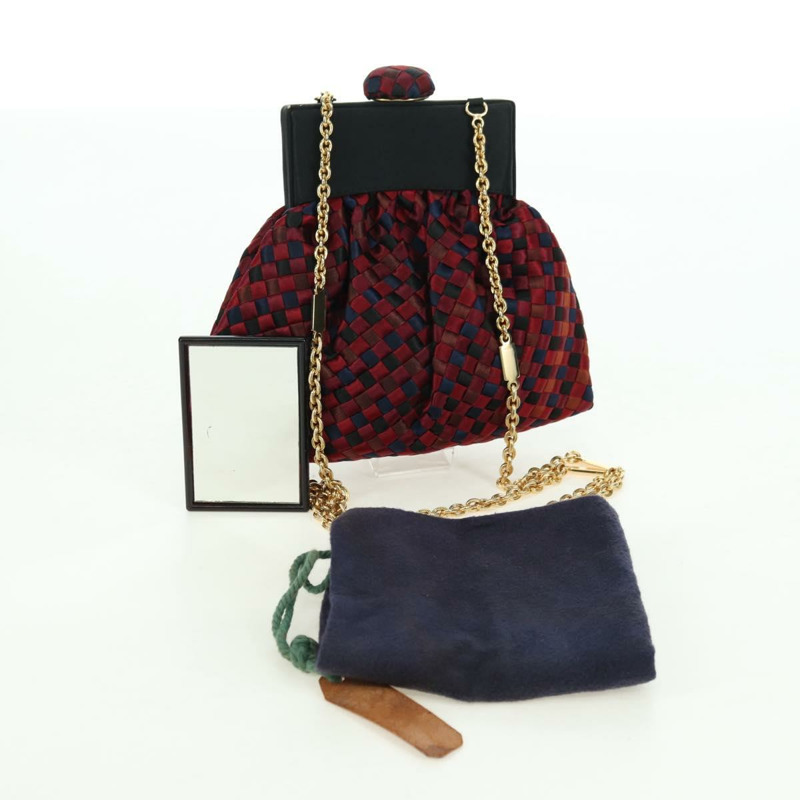 【日本直送】BOTTEGA VENETA INTRECCIATO 鏈條單肩包尼龍多色金色正品 mr2466V-11