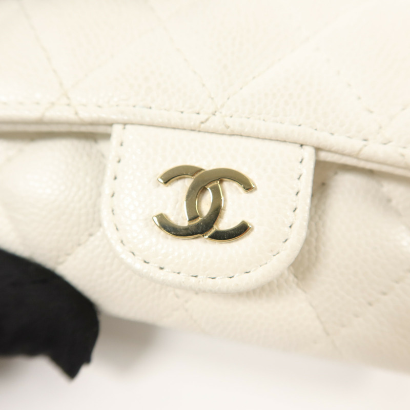 CHANEL 牛皮皮革Classic Key Holder鎖匙包-10