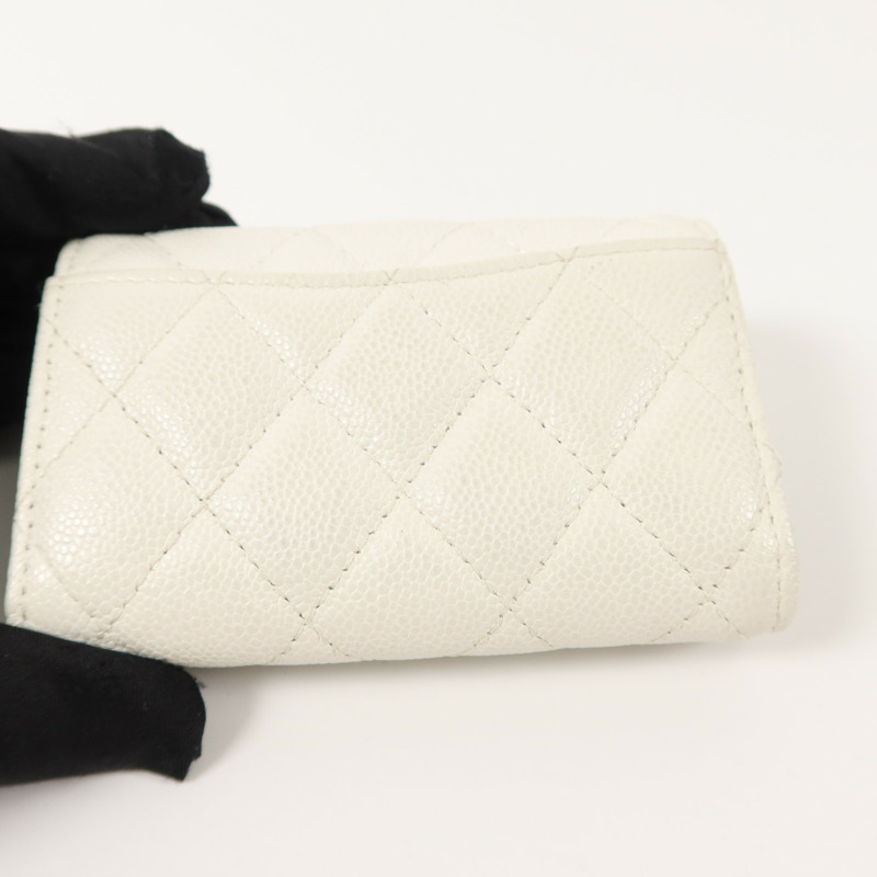 CHANEL 牛皮皮革Classic Key Holder鎖匙包-15