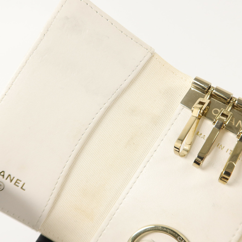 CHANEL 牛皮皮革Classic Key Holder鎖匙包-18