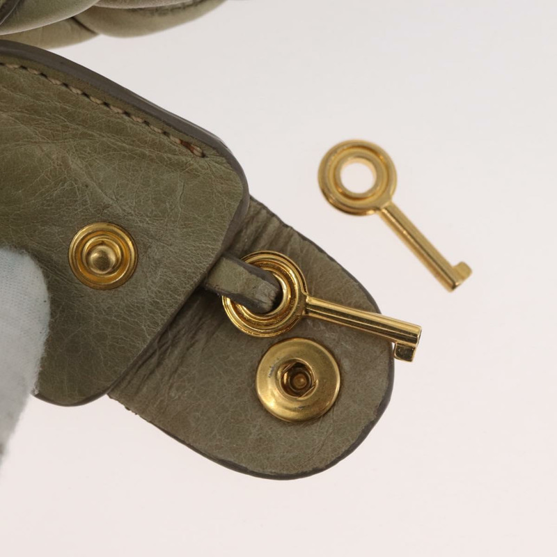 【日本直送】Miu Miu Matelasse 手提包 皮革 2way 米色 金 正品 178734A-18