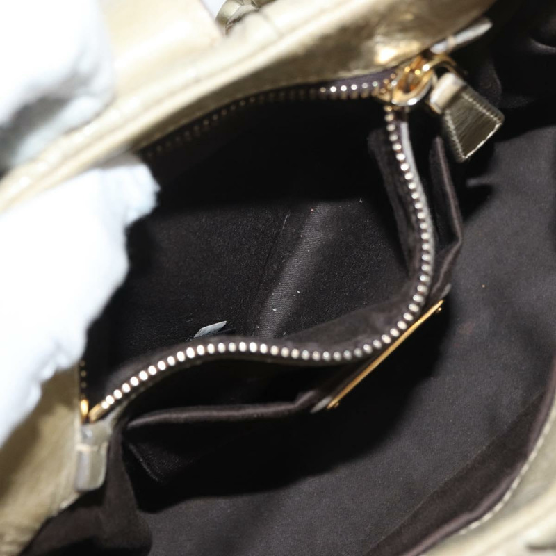 【日本直送】Miu Miu Matelasse 手提包 皮革 2way 米色 金 正品 178734A-24