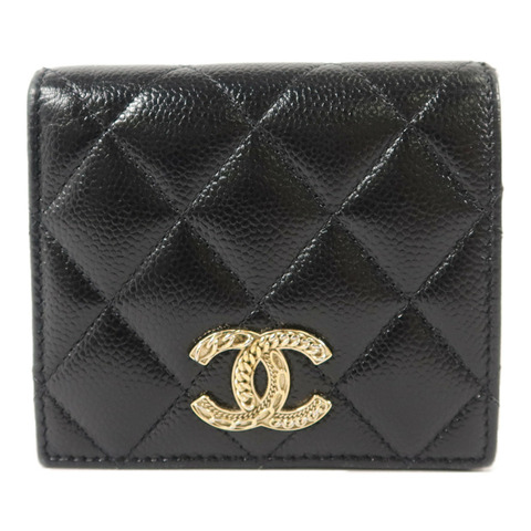 CHANEL 牛皮皮革Bifold Wallet錢包