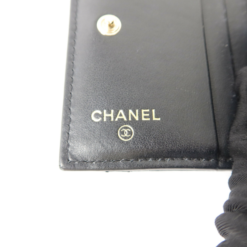 CHANEL 牛皮皮革Bifold Wallet錢包-6