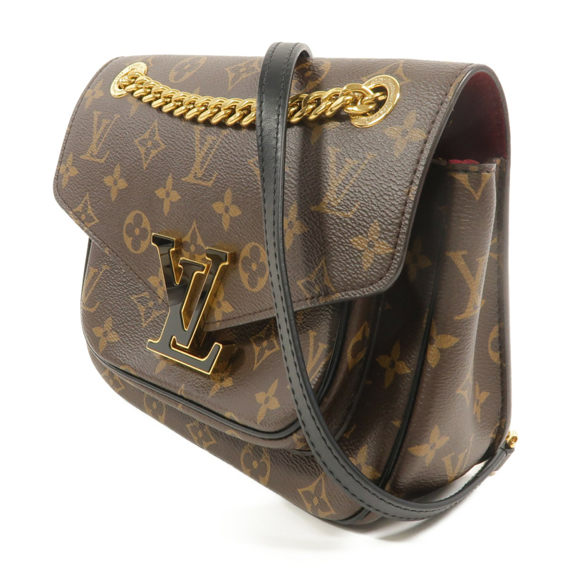 LOUIS VUITTON Monogram Passy鏈帶肩背袋-2