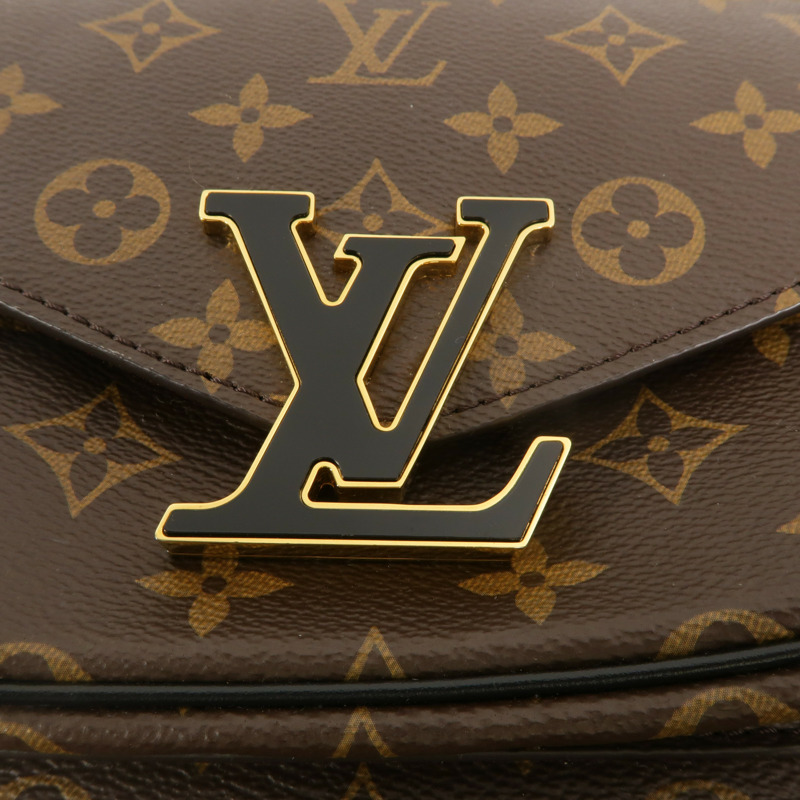 LOUIS VUITTON Monogram Passy鏈帶肩背袋-7