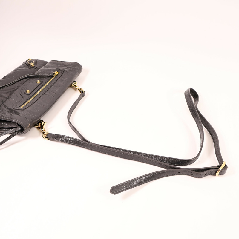 BALENCIAGA 牛皮皮革Mini Envelope Pochette肩背袋-8