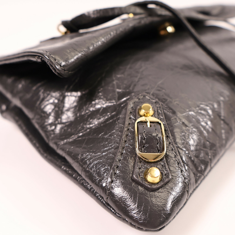 BALENCIAGA 牛皮皮革Mini Envelope Pochette肩背袋-10