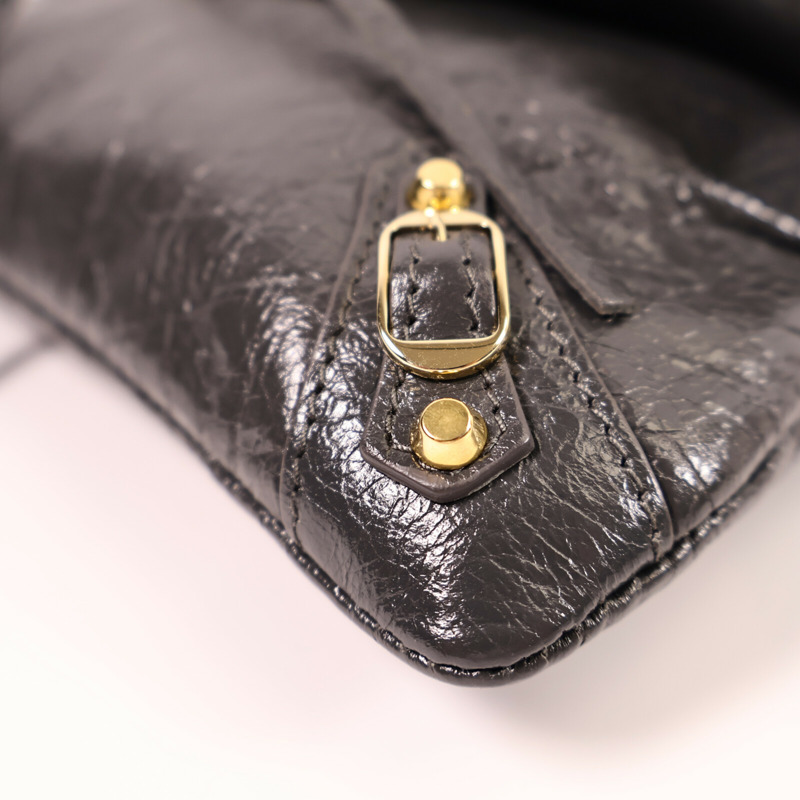 BALENCIAGA 牛皮皮革Mini Envelope Pochette肩背袋-11