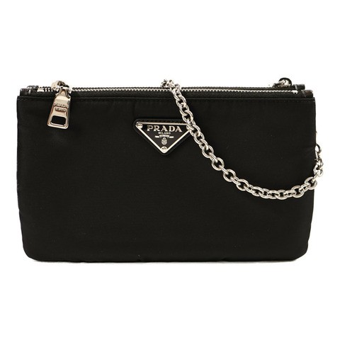 PRADA 尼龍Tessuto Pocket鏈帶肩背袋