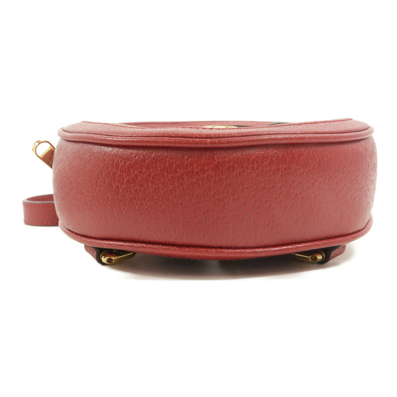 GUCCI 塗層帆布Ophidia Flora Round Backpack背包-3