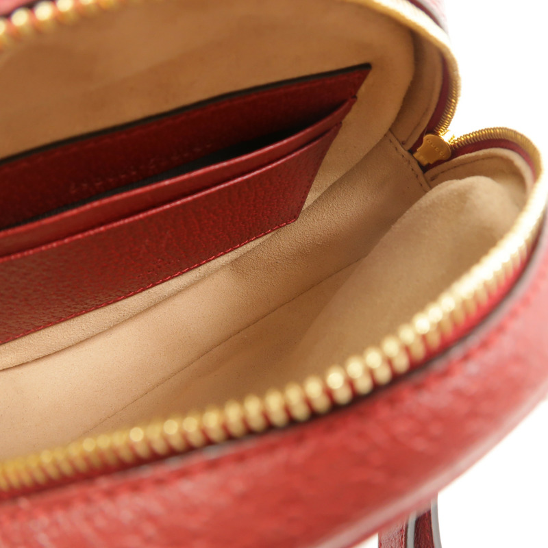 GUCCI 塗層帆布Ophidia Flora Round Backpack背包-4