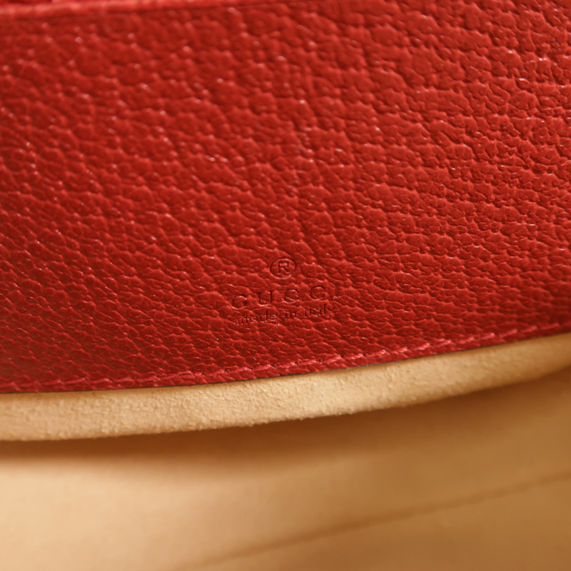 GUCCI 塗層帆布Ophidia Flora Round Backpack背包-5
