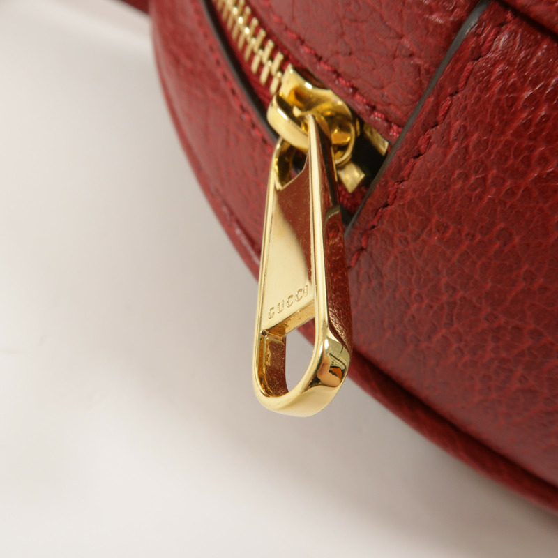 GUCCI 塗層帆布Ophidia Flora Round Backpack背包-9