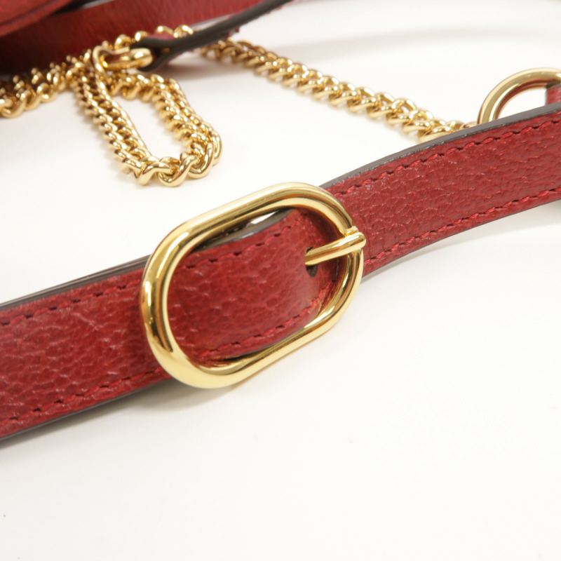 GUCCI 塗層帆布Ophidia Flora Round Backpack背包-15
