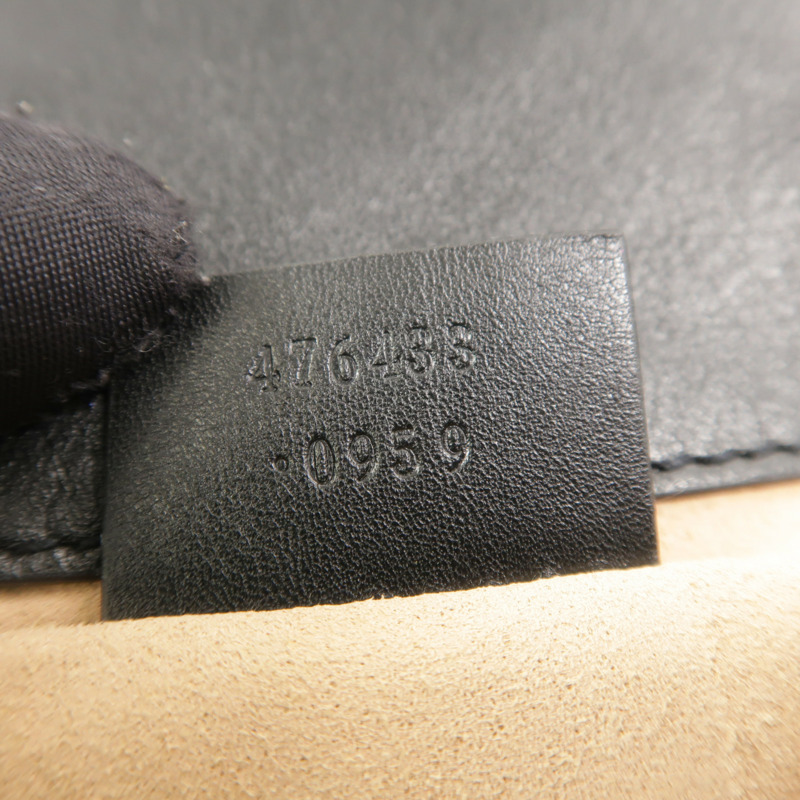 GUCCI 牛皮皮革GG Marmont Super Mini鏈帶肩背袋-6
