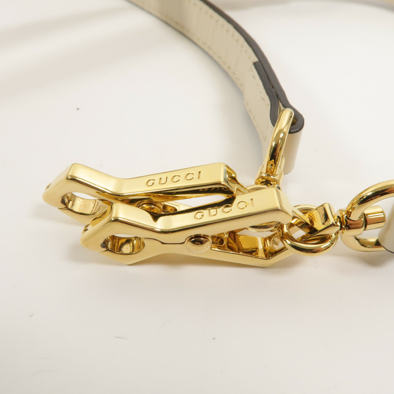 GUCCI 塗層帆布Horsebit 1955 Mini Top Handle Bag手挽肩背兩用袋-18