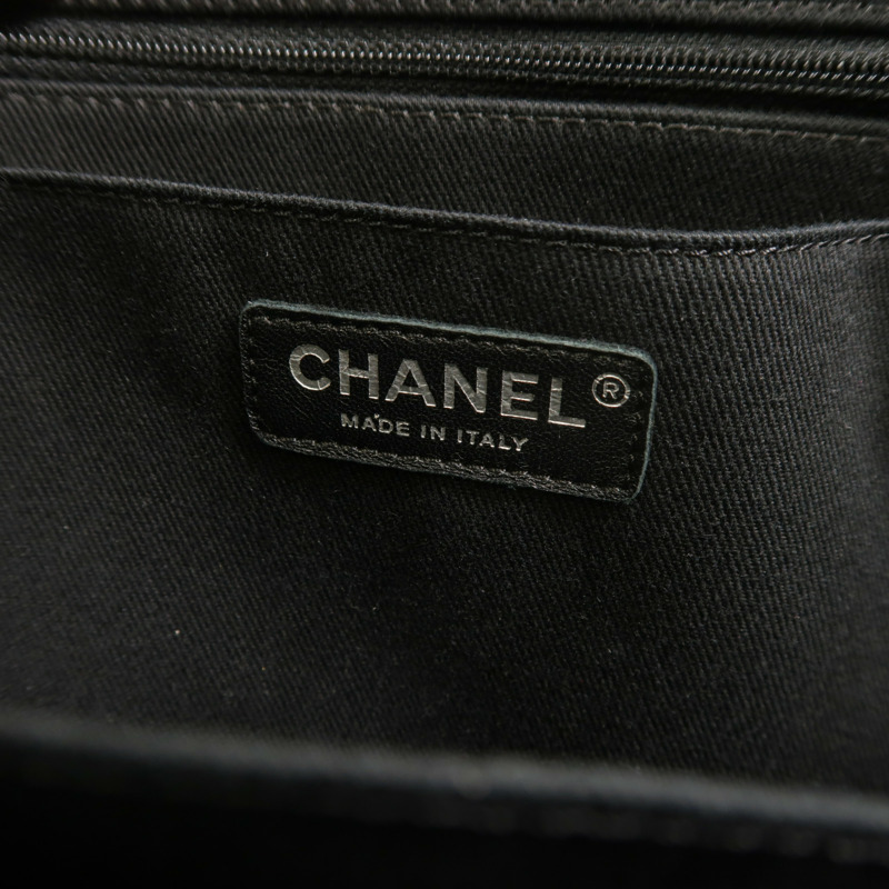 CHANEL 牛皮皮革Chain Shoulder手挽肩背兩用袋-5