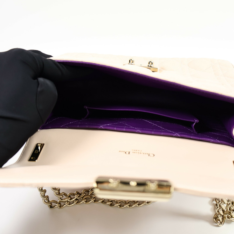 Dior 羊皮皮革Miss Dior Medium Flap Bag鏈帶肩背袋-4