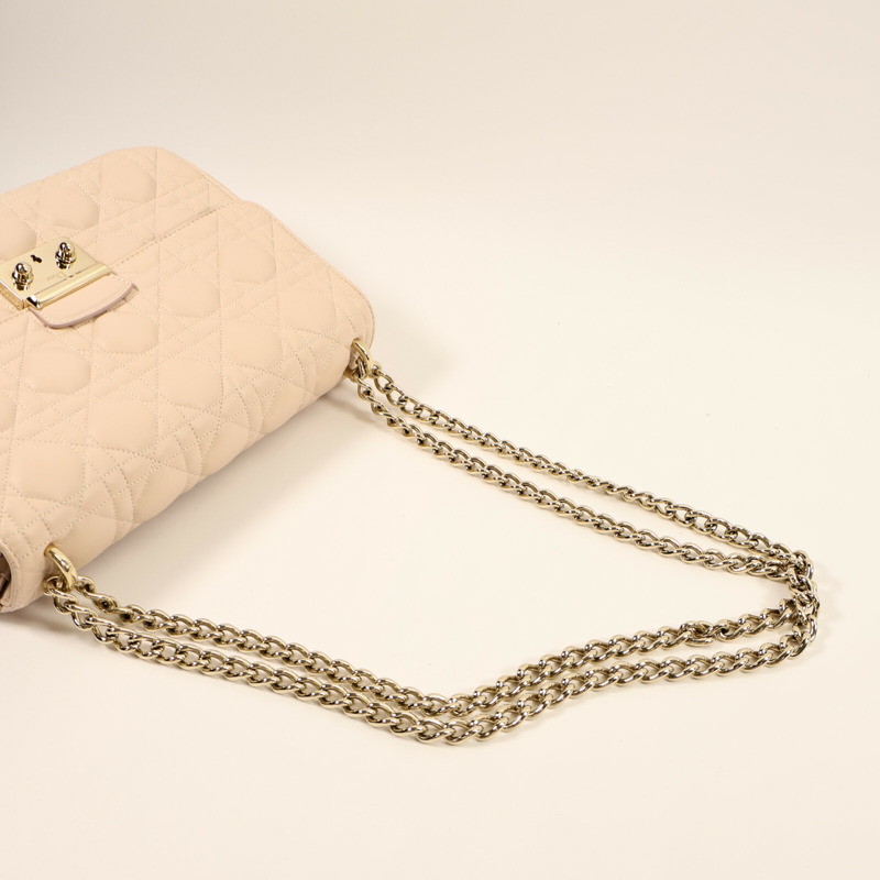 Dior 羊皮皮革Miss Dior Medium Flap Bag鏈帶肩背袋-10