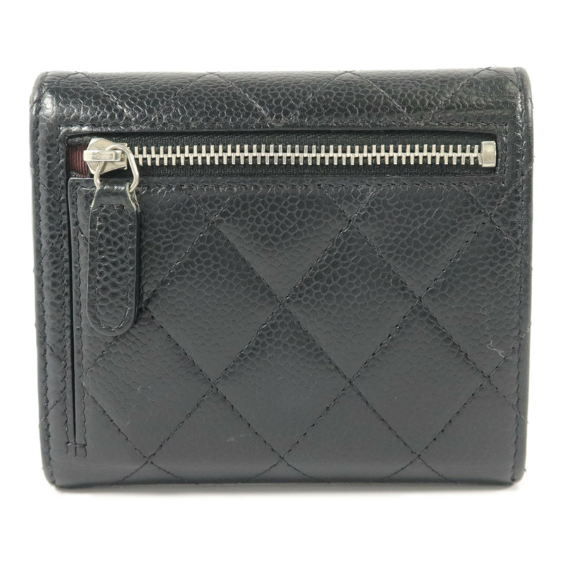 CHANEL 牛皮皮革Classic Small Flap Wallet錢包-1