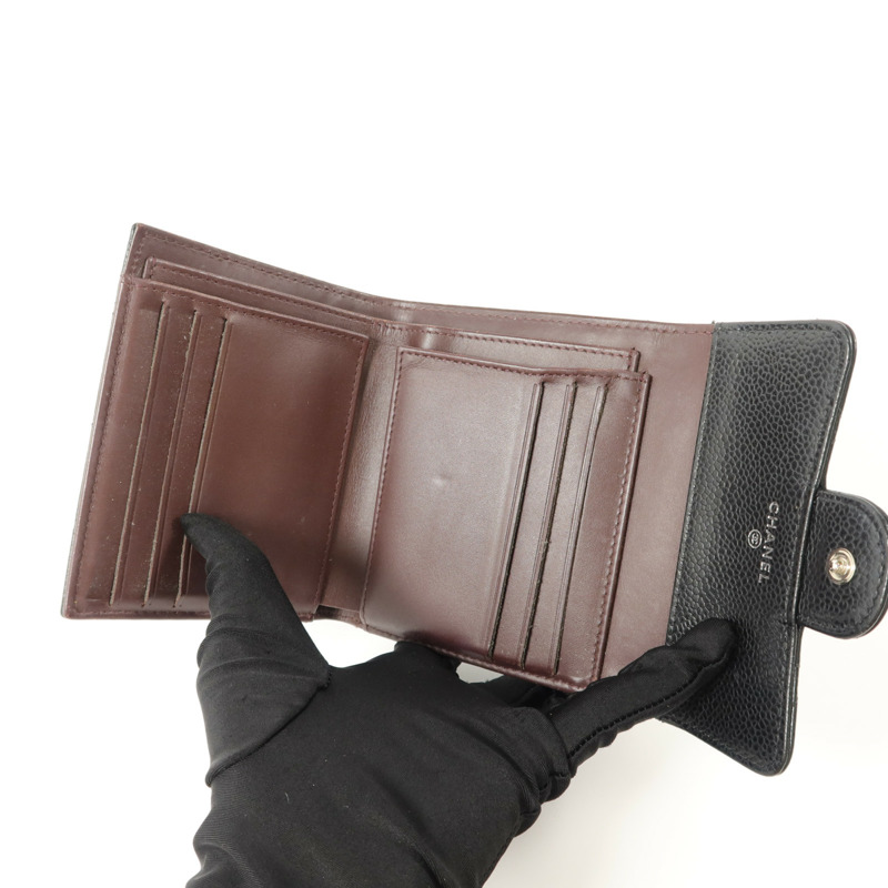 CHANEL 牛皮皮革Classic Small Flap Wallet錢包-4