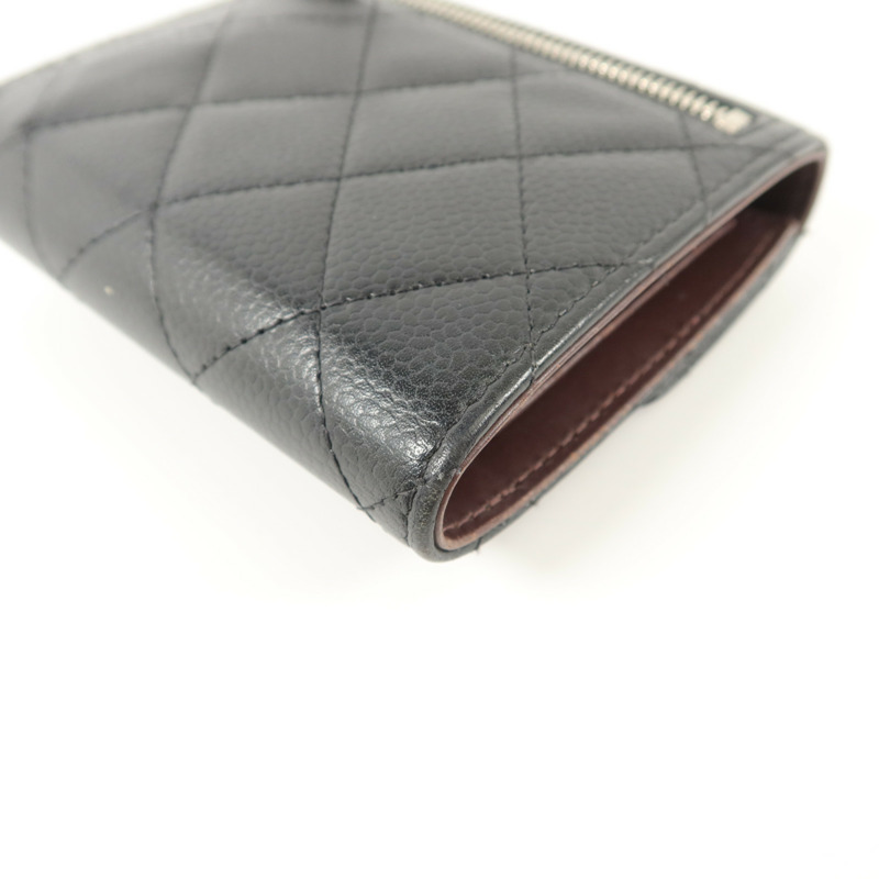 CHANEL 牛皮皮革Classic Small Flap Wallet錢包-12